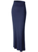 WB296 Womens Lightweight Floor Length Maxi Skirt