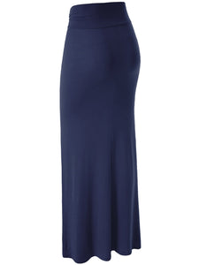 WB296 Womens Lightweight Floor Length Maxi Skirt