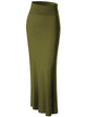 WB296 Womens Lightweight Floor Length Maxi Skirt