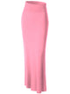 WB296 Womens Lightweight Floor Length Maxi Skirt