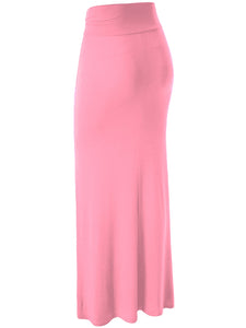 WB296 Womens Lightweight Floor Length Maxi Skirt