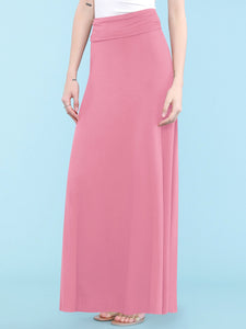 WB296 Womens Lightweight Floor Length Maxi Skirt