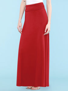 WB296 Womens Lightweight Floor Length Maxi Skirt