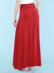 WB296 Womens Lightweight Floor Length Maxi Skirt