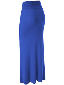 WB296 Womens Lightweight Floor Length Maxi Skirt