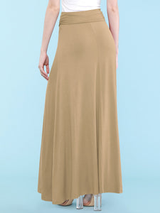 WB296 Womens Lightweight Floor Length Maxi Skirt