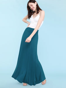 WB296 Womens Lightweight Floor Length Maxi Skirt