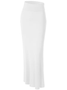 WB296 Womens Lightweight Floor Length Maxi Skirt