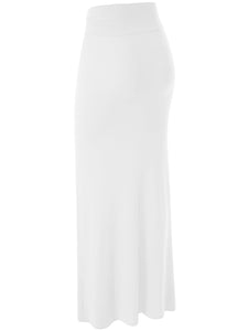 WB296 Womens Lightweight Floor Length Maxi Skirt