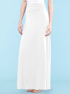 WB296 Womens Lightweight Floor Length Maxi Skirt