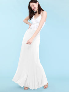 WB296 Womens Lightweight Floor Length Maxi Skirt