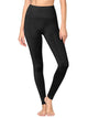 WB3018 Peached Seamless Front & Side High Waisted Leggings with Inner Pocket Full-Length Yoga Pants