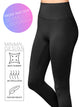 WB3018 Peached Seamless Front & Side High Waisted Leggings with Inner Pocket Full-Length Yoga Pants