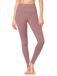 WB3018 Peached Seamless Front & Side High Waisted Leggings with Inner Pocket Full-Length Yoga Pants