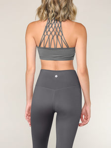 WB3018 Peached Seamless Front & Side High Waisted Leggings with Inner Pocket Full-Length Yoga Pants