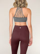 WB3018 Peached Seamless Front & Side High Waisted Leggings with Inner Pocket Full-Length Yoga Pants
