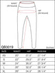 WB3019 Women's Peached Seamless Front Leggings with Side Pocket Full-Length Yoga Pants