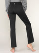 WB3021 Peached Seamless Front & Side Leggings with Inner Pocket Ankle Boot Cut Yoga Pants