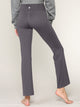 WB3021 Peached Seamless Front & Side Leggings with Inner Pocket Ankle Boot Cut Yoga Pants