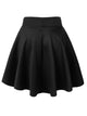 WB669 Basic Versatile Stretchy Flare Skater Skirt