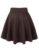 WB669 Basic Versatile Stretchy Flare Skater Skirt