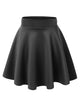 WB669 Basic Versatile Stretchy Flare Skater Skirt