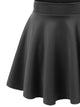 WB669 Basic Versatile Stretchy Flare Skater Skirt