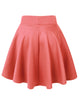 WB669 Basic Versatile Stretchy Flare Skater Skirt