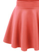 WB669 Basic Versatile Stretchy Flare Skater Skirt