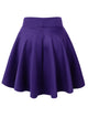 WB669 Basic Versatile Stretchy Flare Skater Skirt