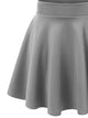WB669 Basic Versatile Stretchy Flare Skater Skirt