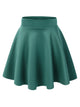 WB669 Basic Versatile Stretchy Flare Skater Skirt