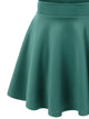 WB669 Basic Versatile Stretchy Flare Skater Skirt