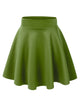 WB669 Basic Versatile Stretchy Flare Skater Skirt