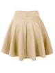 WB669 Basic Versatile Stretchy Flare Skater Skirt