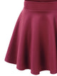 WB669 Basic Versatile Stretchy Flare Skater Skirt