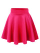WB669 Basic Versatile Stretchy Flare Skater Skirt