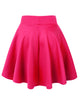 WB669 Basic Versatile Stretchy Flare Skater Skirt