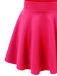 WB669 Basic Versatile Stretchy Flare Skater Skirt
