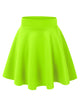 WB669 Basic Versatile Stretchy Flare Skater Skirt
