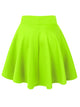 WB669 Basic Versatile Stretchy Flare Skater Skirt