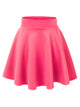 WB669 Basic Versatile Stretchy Flare Skater Skirt