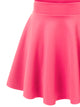WB669 Basic Versatile Stretchy Flare Skater Skirt