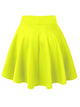 WB669 Basic Versatile Stretchy Flare Skater Skirt