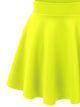 WB669 Basic Versatile Stretchy Flare Skater Skirt