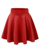 WB669 Basic Versatile Stretchy Flare Skater Skirt