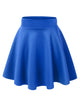 WB669 Basic Versatile Stretchy Flare Skater Skirt