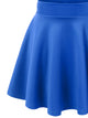WB669 Basic Versatile Stretchy Flare Skater Skirt