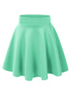 WB669 Basic Versatile Stretchy Flare Skater Skirt