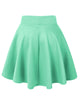 WB669 Basic Versatile Stretchy Flare Skater Skirt